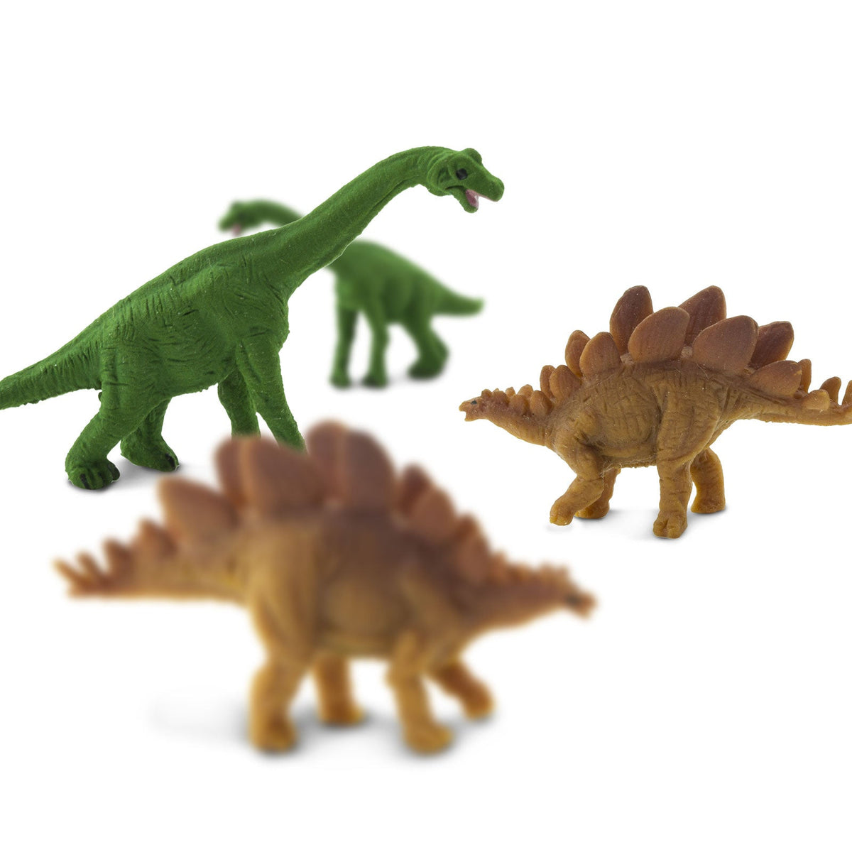 Safari LTD Good luck mini Brachiosaurus & Stegosaurus 1st.