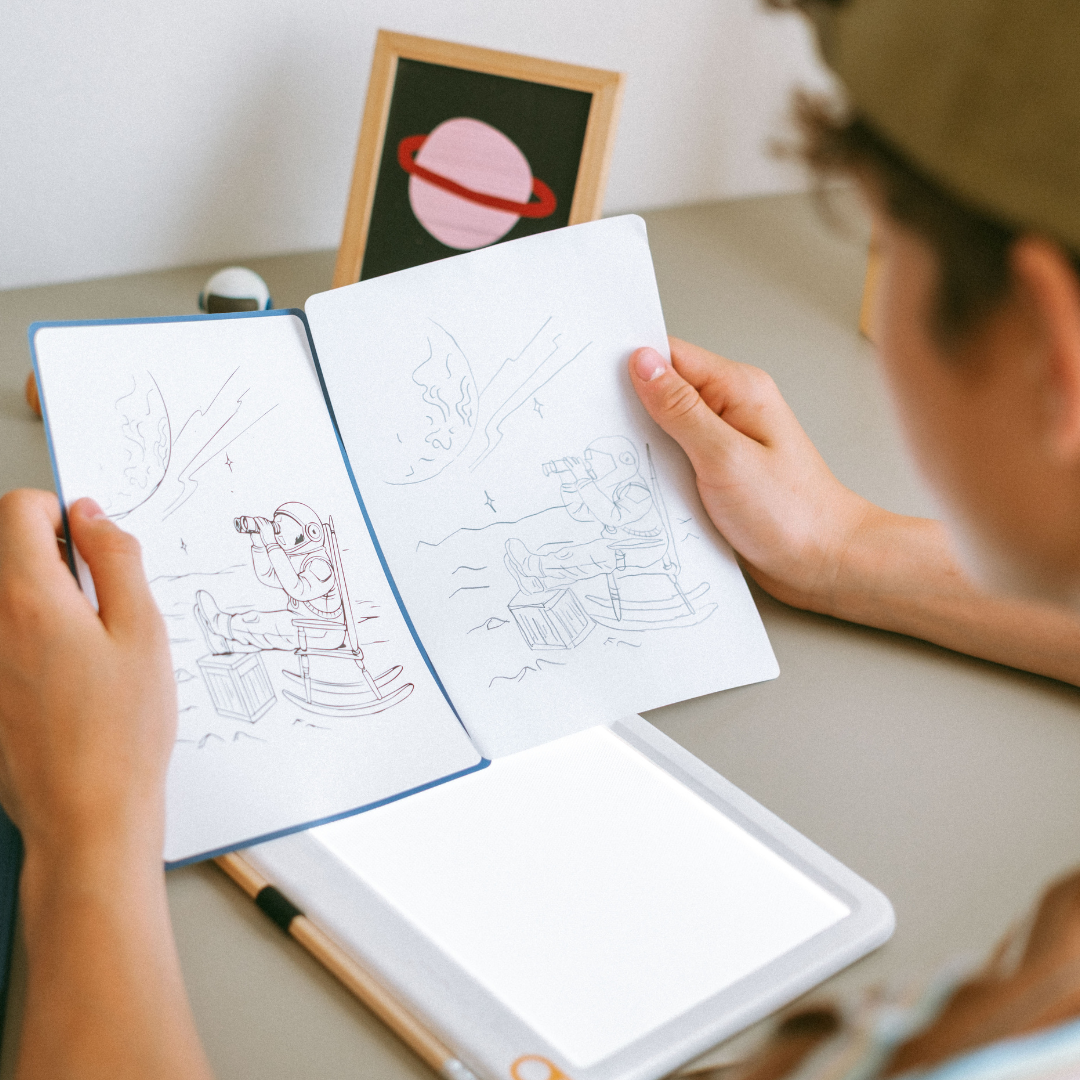 Kidywolf K-Draw Pad | Refill Galaxy | 10+