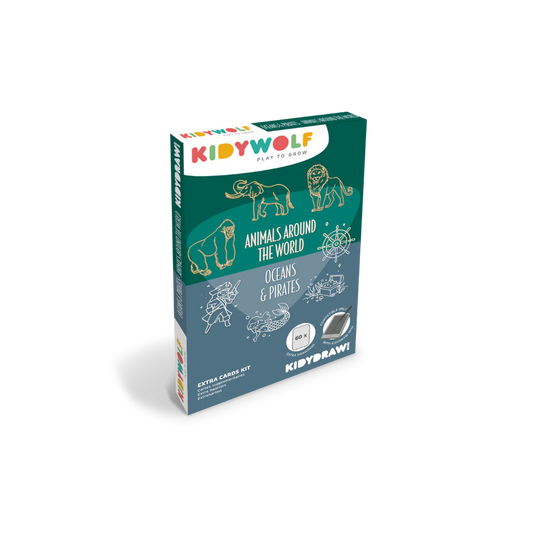 Kidywolf Refill animals around the world / oceans and pirates