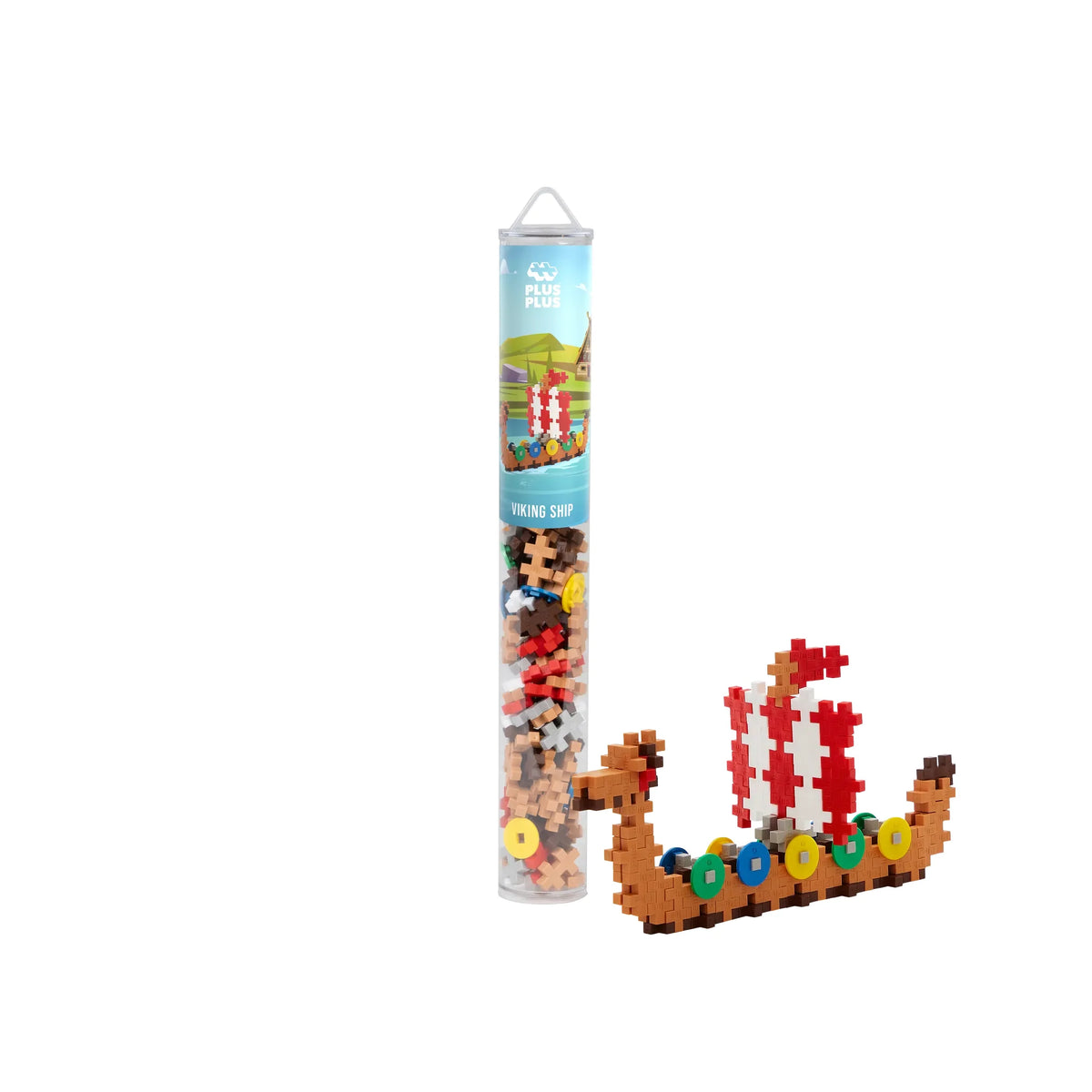 PlusPlus - Tube Vikingschip - 100st.