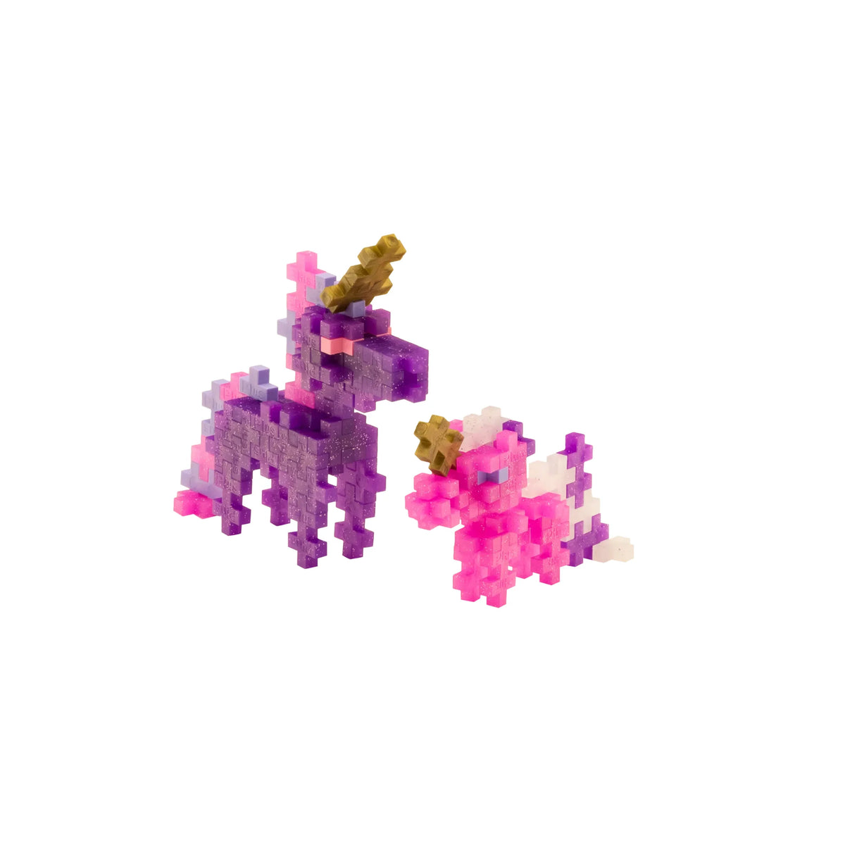 PlusPlus - Tube Glitter eenhoorns - 100st.