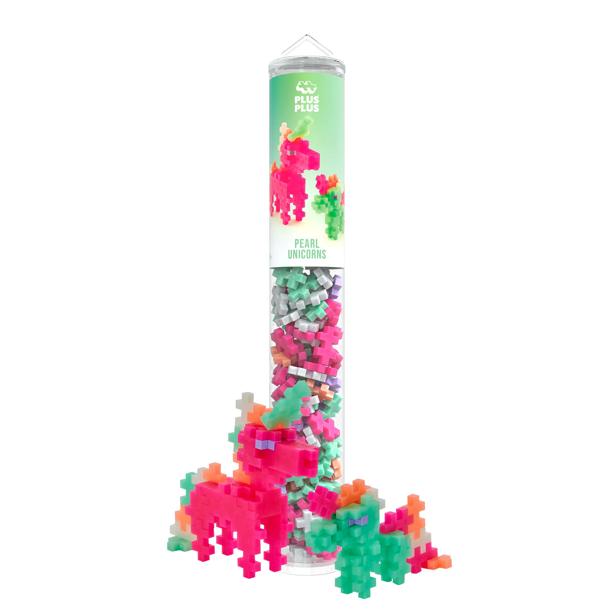 PlusPlus - Tube Parel eenhoorns - 100st.