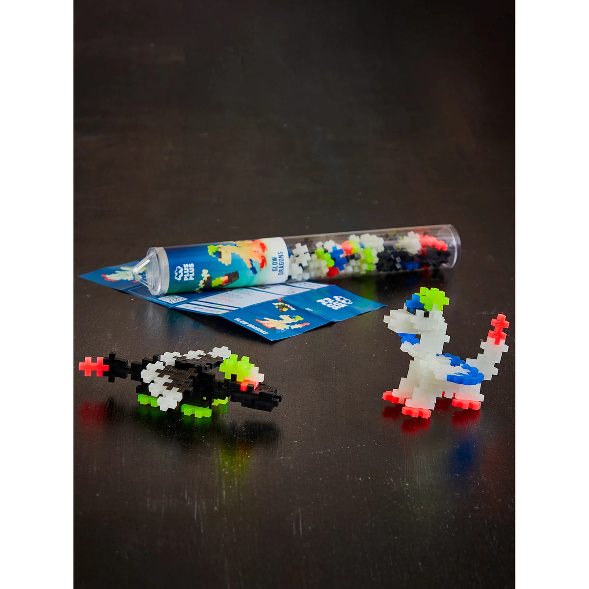 PlusPlus - Tube Glow draken - 100st.