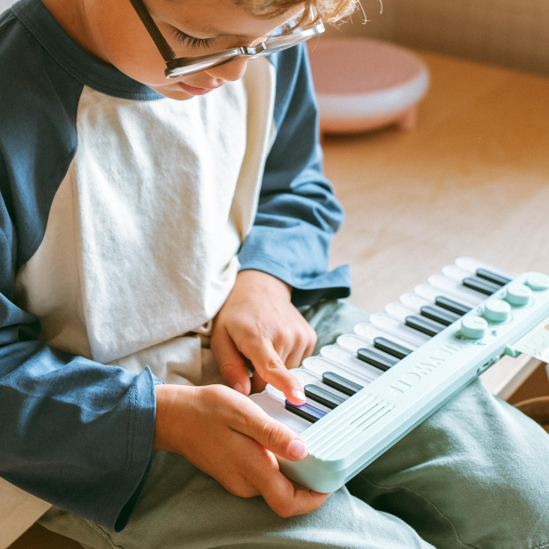 Kidywolf Kidypiano | Mini piano met verlichte toetsen | Groen