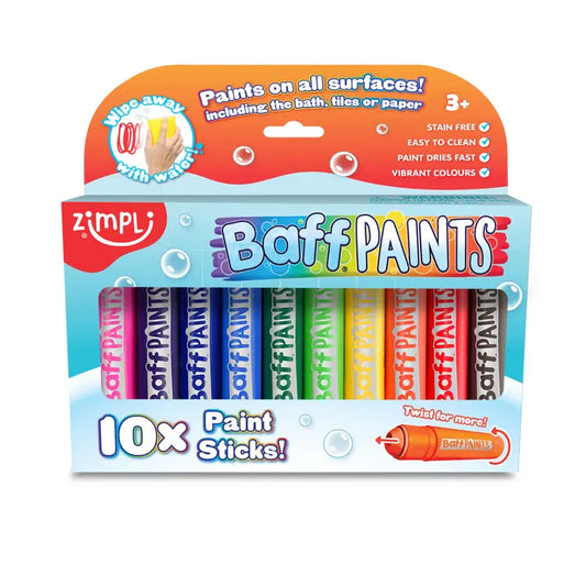 Zimpli Baff paints - 10 verfstiften