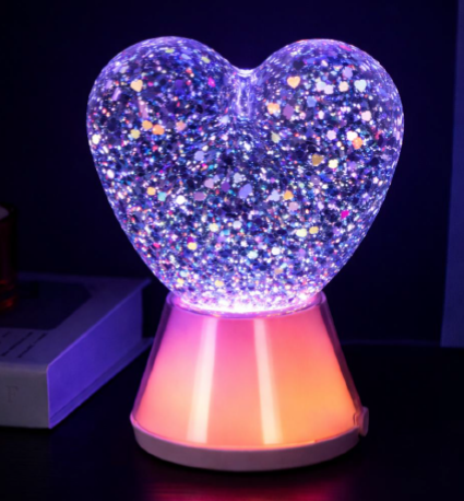 Little L | Magic Glow Heart – Sfeerlamp met glitters en wisselende kleuren