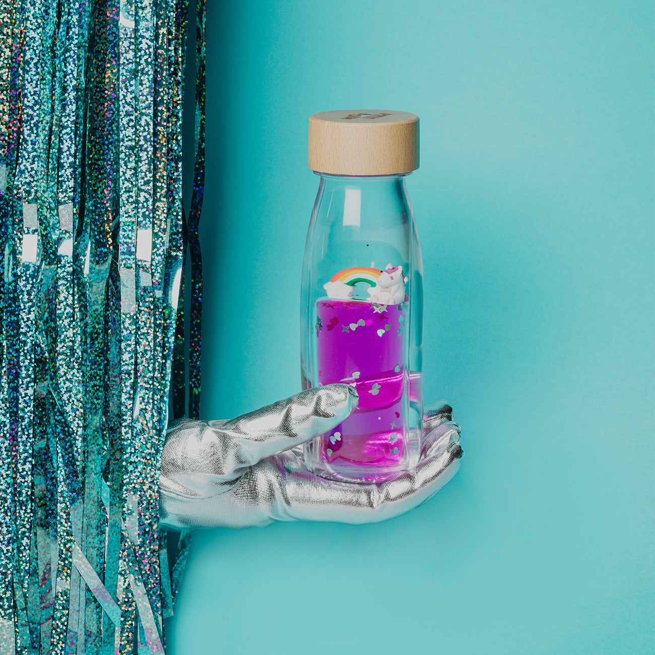 Petit Boum sensorische fles magic rainbow