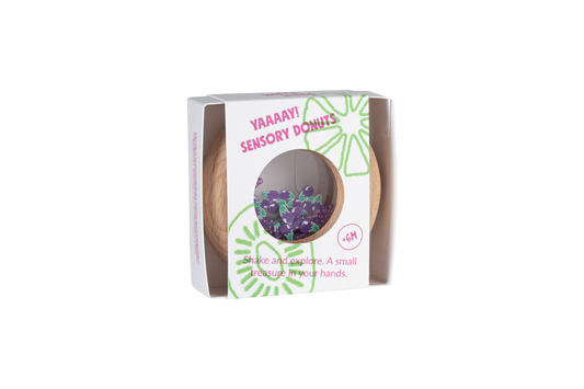 Petit Boum sensorische Donut aubergine