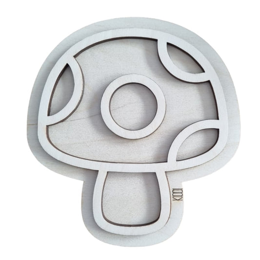 Kiddi vulvorm / speeltray paddenstoel