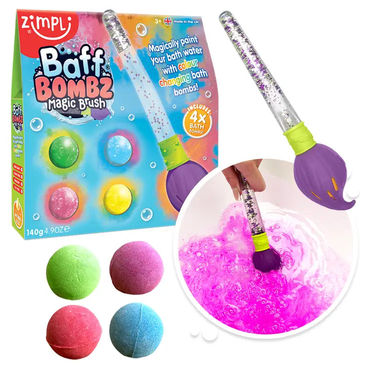 Zimpli Baff Bombz magic brush badspeeltje