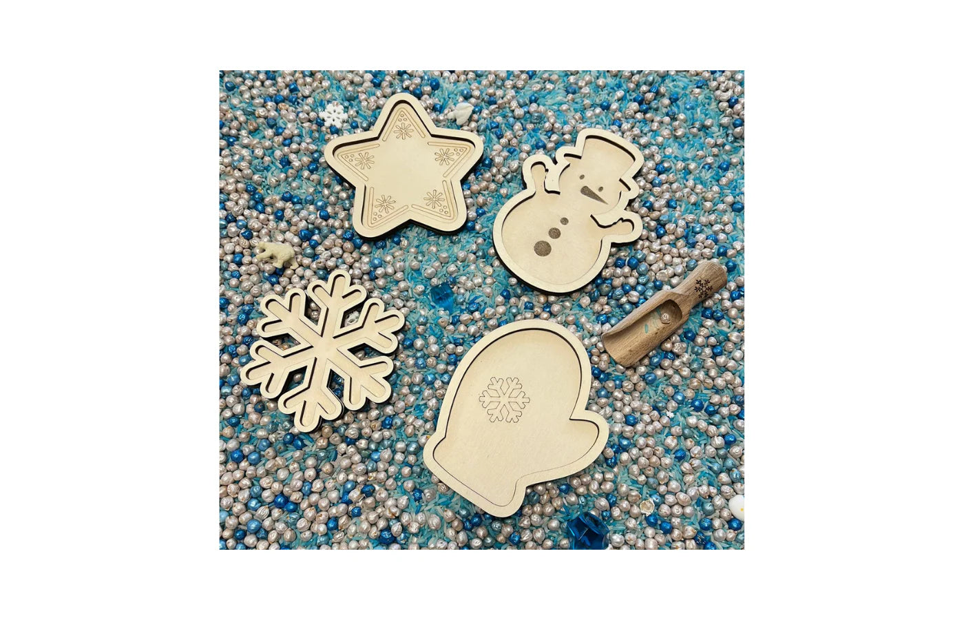 Mini vulvormen set winter 4st.