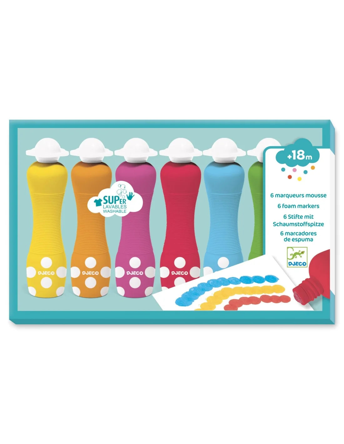 Djeco - Dot markers - 6st