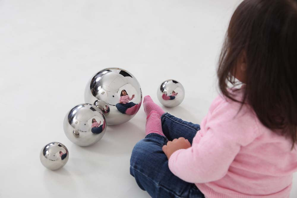 TickiT reflecterende sensory balls silver 4st