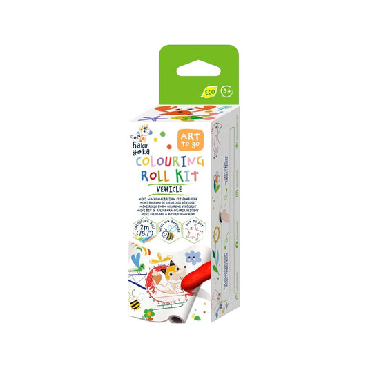 Haku Yoka Mini Kleurrol kit voertuigen | 4 krijtjes