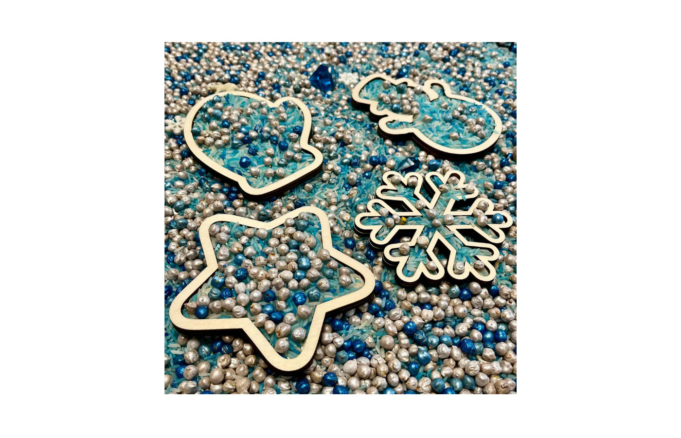 Mini vulvormen set winter 4st.