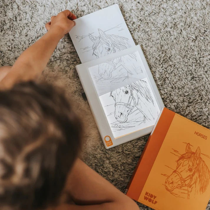 Kidywolf Kidydraw Pad | Refill Horses |  8+