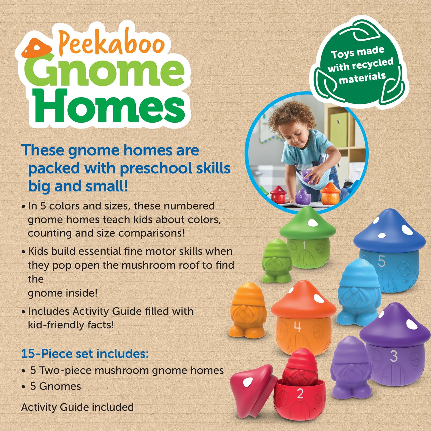 Learning Resources - Peekaboo Gnome Homes
