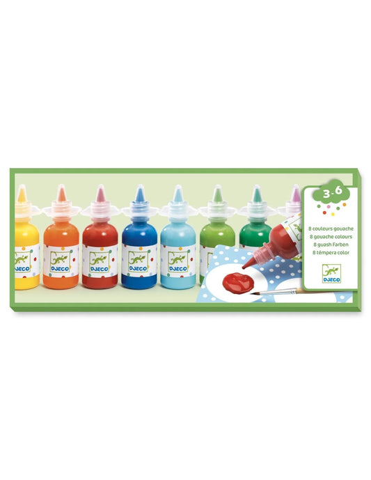 Djeco - Waterverf - 8 kleuren