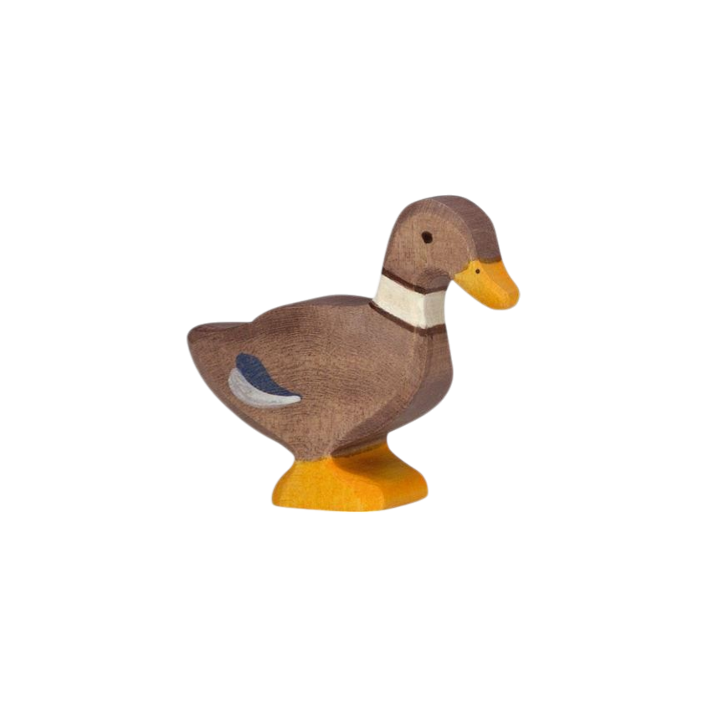 Houten speelfiguur Eend 7cm