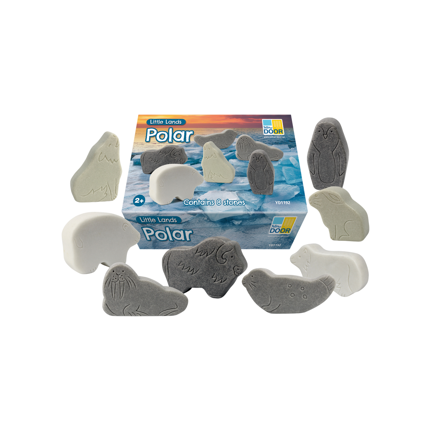 Yellow Door - Sensory Stones - Little lands Polar