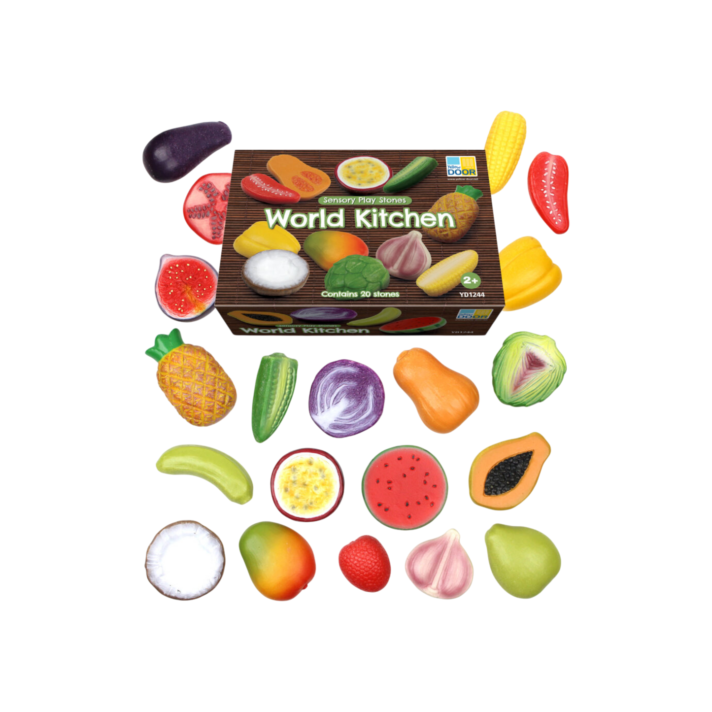 Yellow Door - Sensory Stones - world kitchen