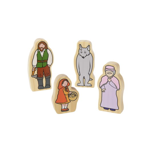 Yellow Door - Houten figuurtjes - Houten figuurtjes van Roodkapje