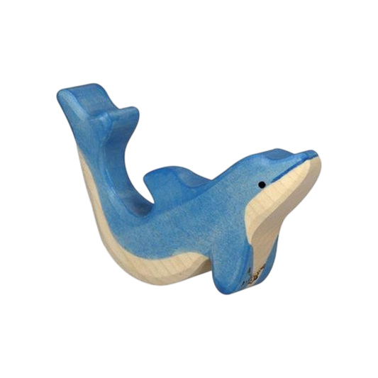 Houten speelfiguur dolfijn