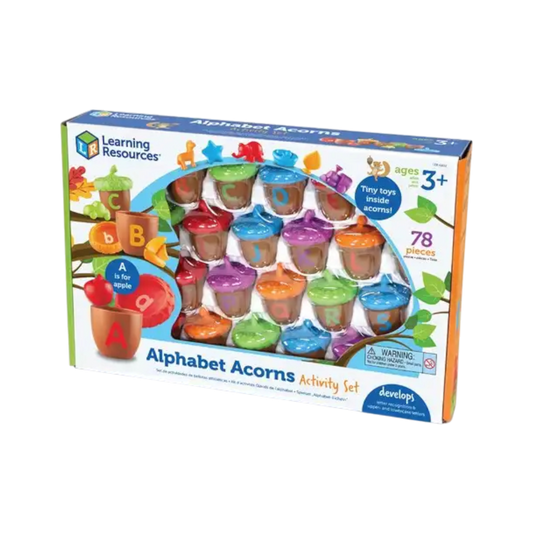 Learning Resources - Alphabet Acorns Activity Set