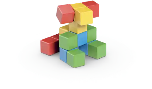 Geomag Magicube Creative Set 16st | Juf Sara bundelproduct wilde dieren