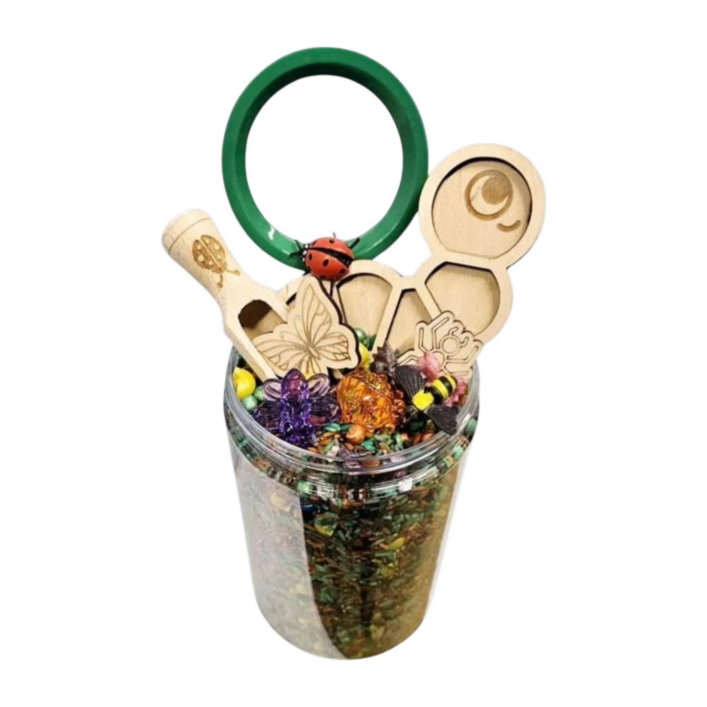 SensoryFun PourAndPlay Backyard bugs