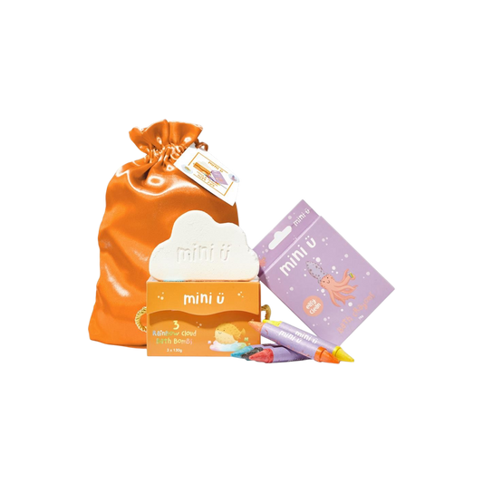 Mini ü - Cadeau bad set wolk