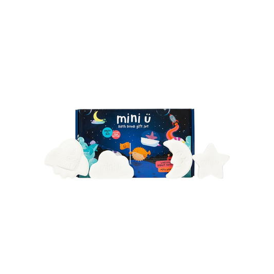 Mini ü - Cadeau bad set Badbruisballen 4st.