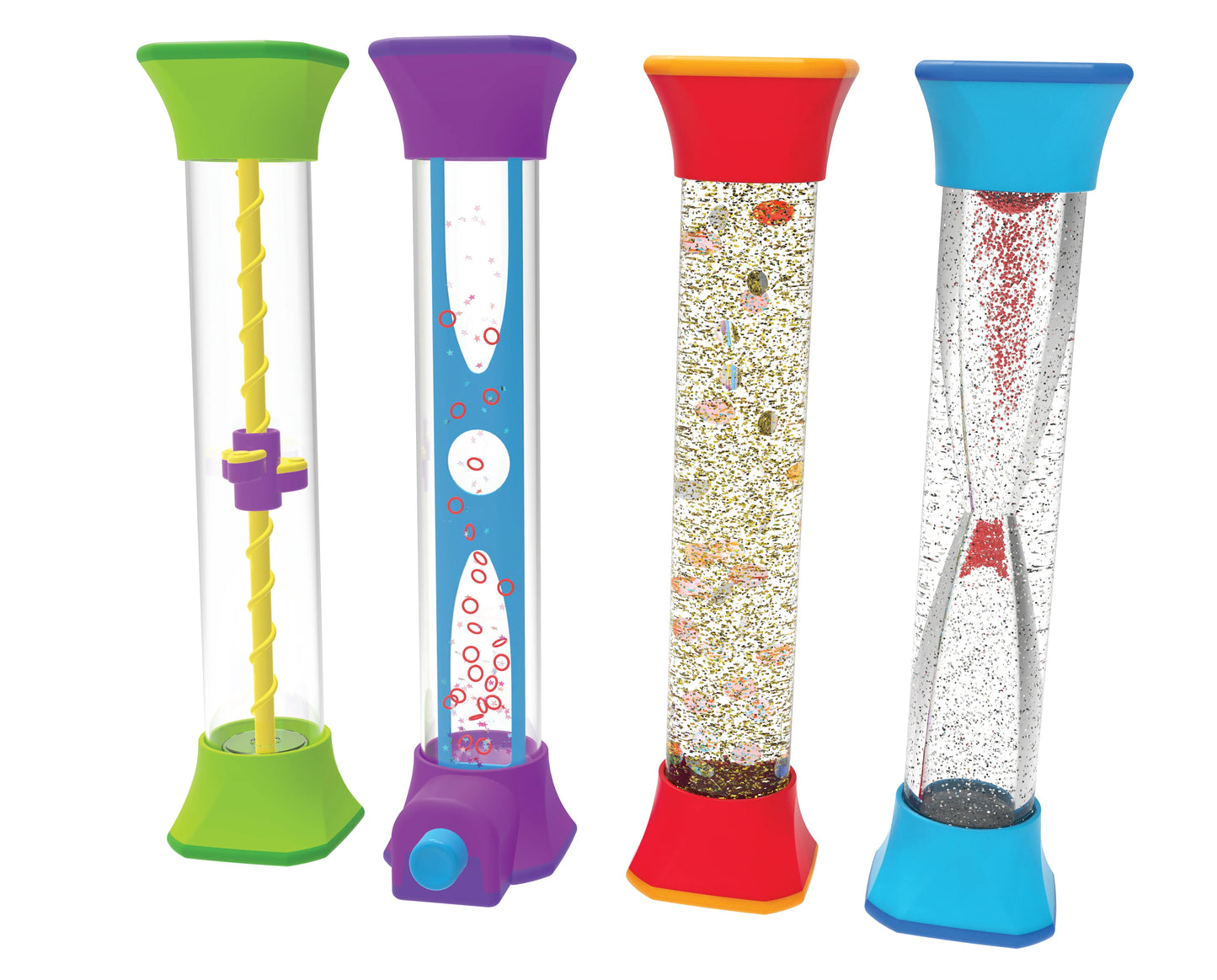 Learning Resources - Sensory Fidget Tubes, Set of 4