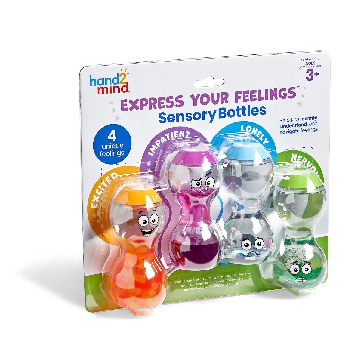 Learning resources emoties sensory bottle uitbreiding 4st.