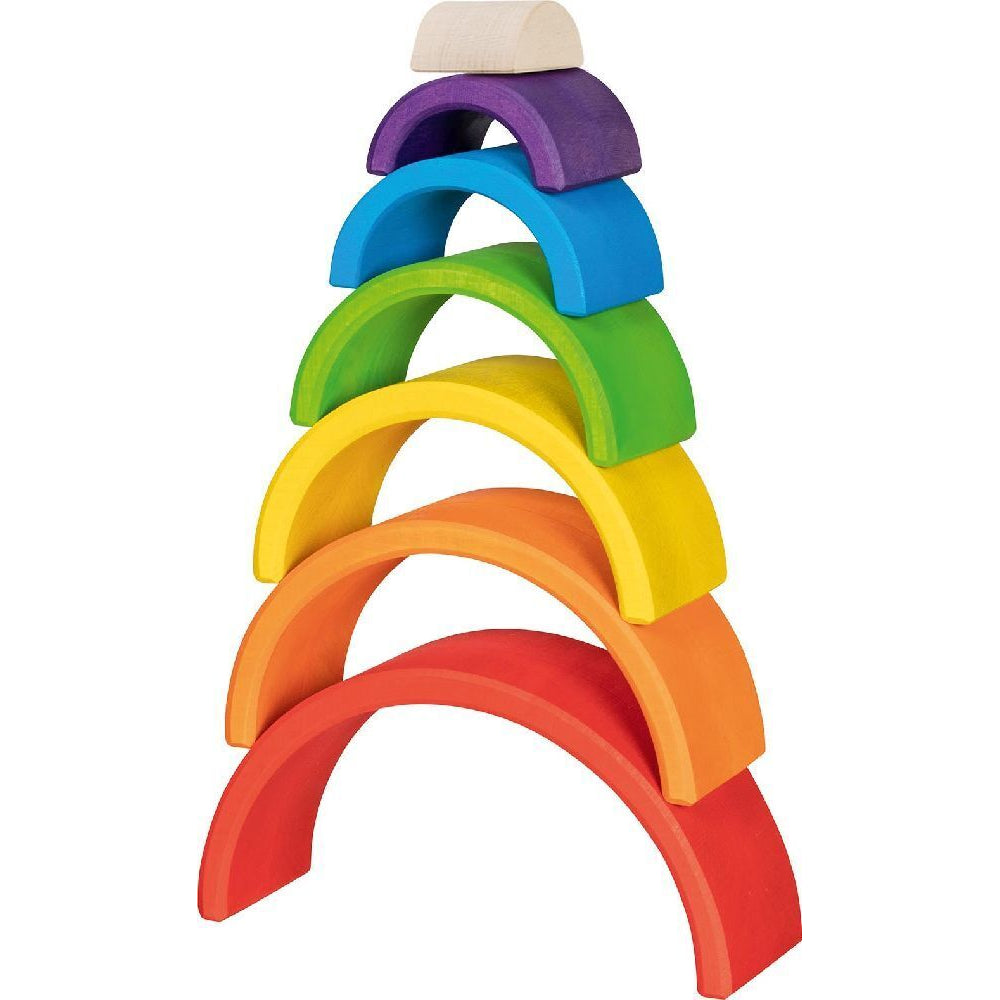 Goki Evolution bouwblokken kleine regenboog | 7-delig