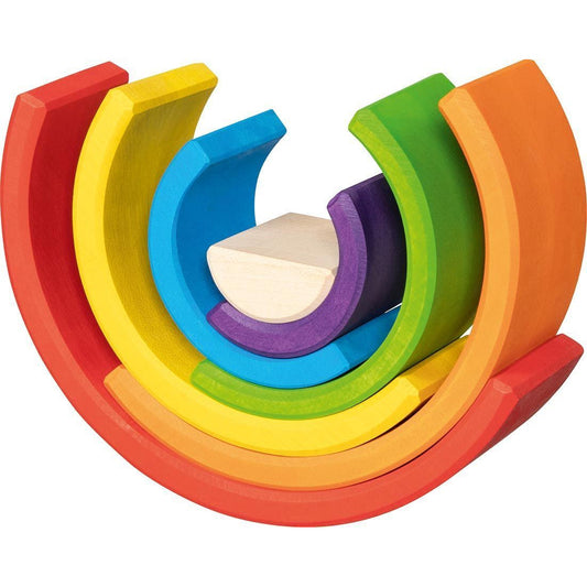 Goki Evolution bouwblokken kleine regenboog | 7-delig