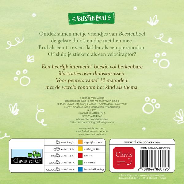 Doe je met me mee? Mijn dino's - Fredericoo Van Lunter