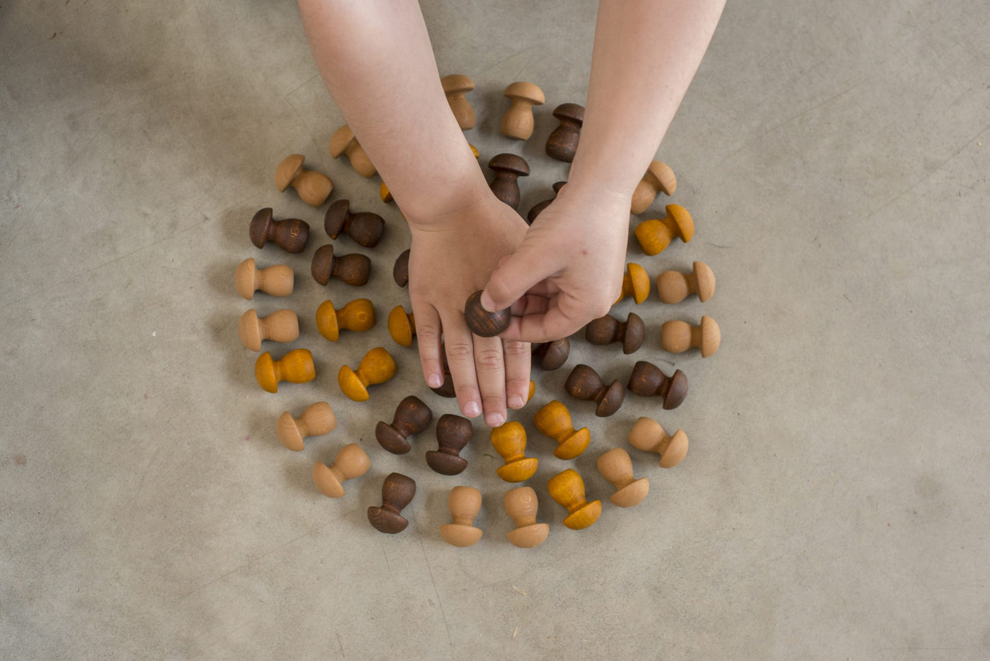 Grapat | Mandala little mushroom 36st. | Product van de paddenstoelenbundel van Juf Sara