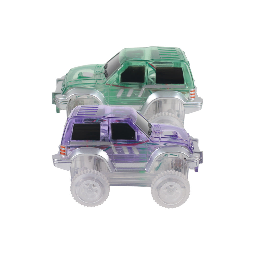 Cleverclixx Race Track Car Pastel Groen | 1 stuk