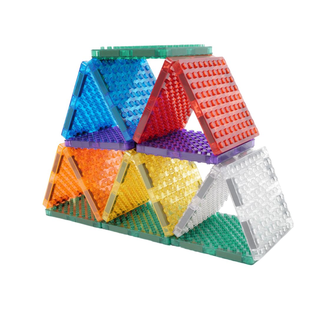 Cleverclixx Brick Tiles Pack Intense | 16 stuks