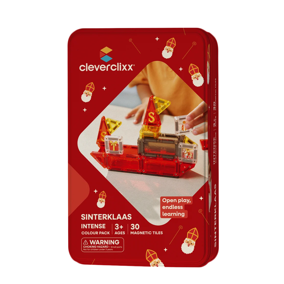 Cleverclixx Mini Tiles Sinterklaas  30 stuks  | Limited Edition