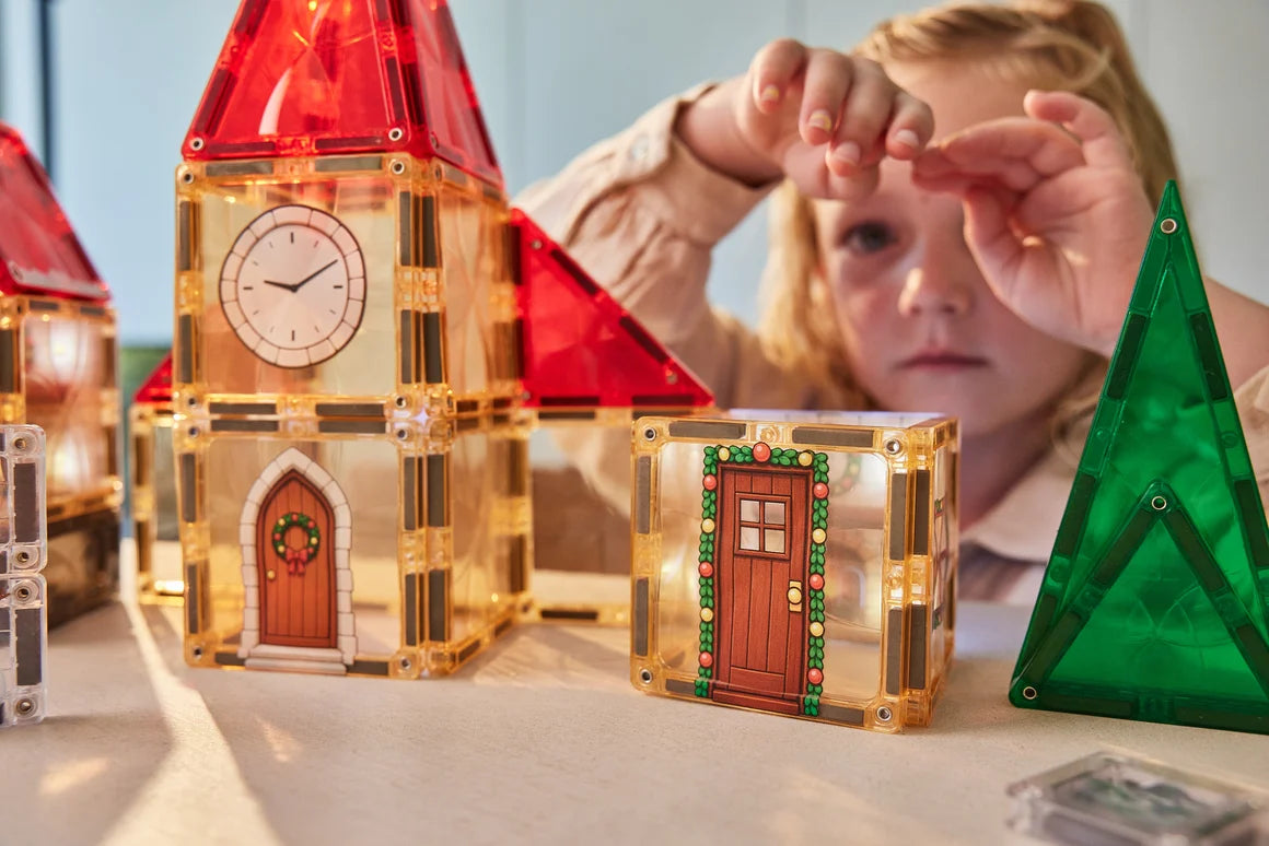 Cleverclixx Christmas Village Advent Calendar | 46 pieces