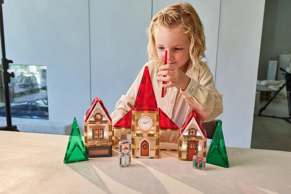 Cleverclixx Christmas Village Advent Calendar | 46 pieces