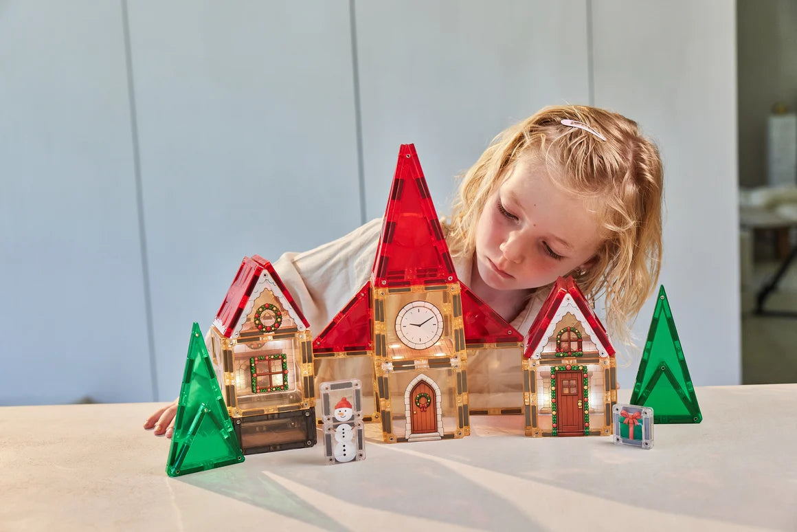 Cleverclixx Christmas Village Advent Calendar | 46 pieces
