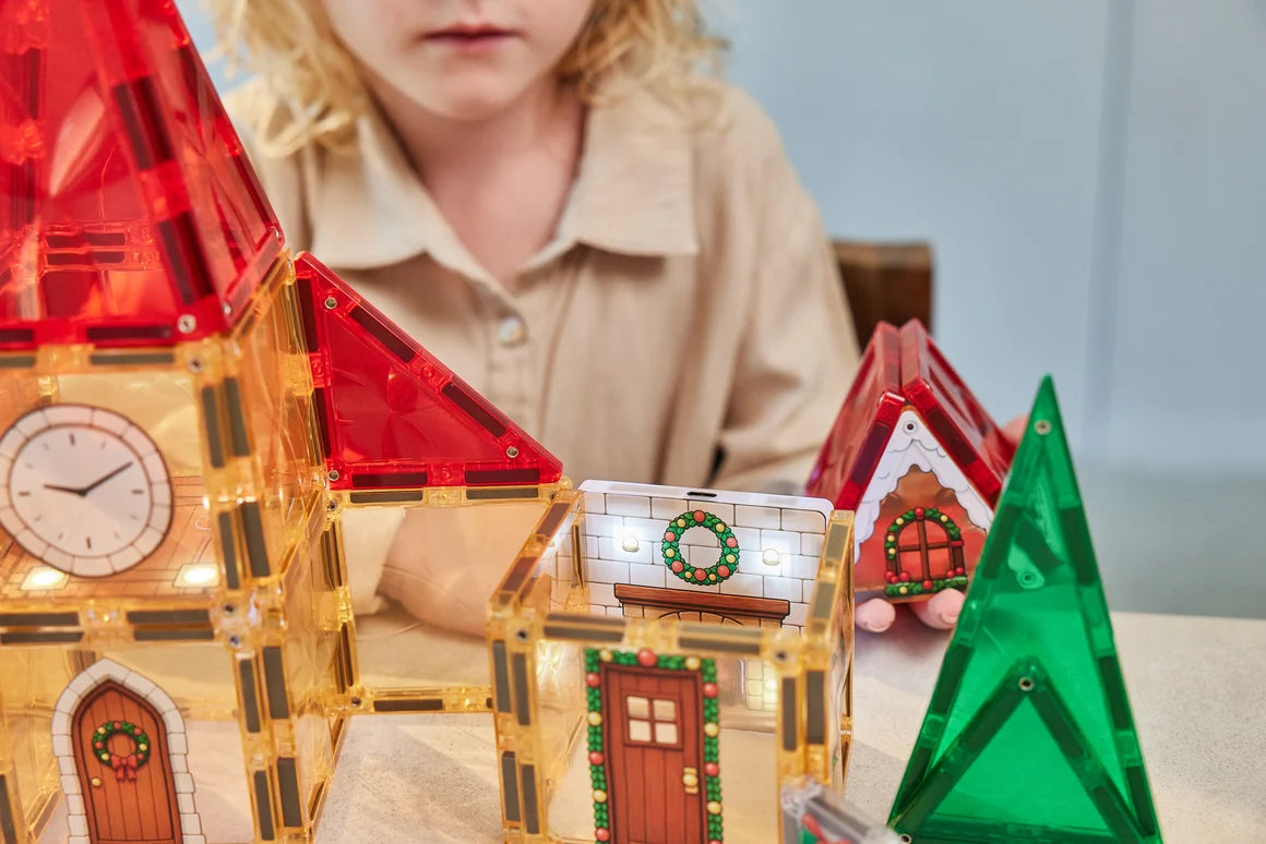 Cleverclixx Christmas Village Advent Calendar | 46 pieces