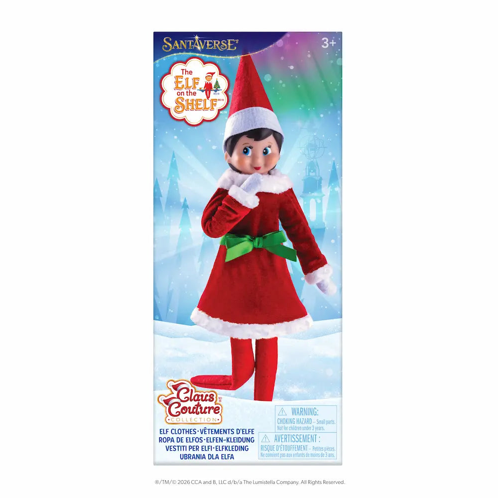 The Elf on the Shelf Claus Couture | Klassieke kerstjurk