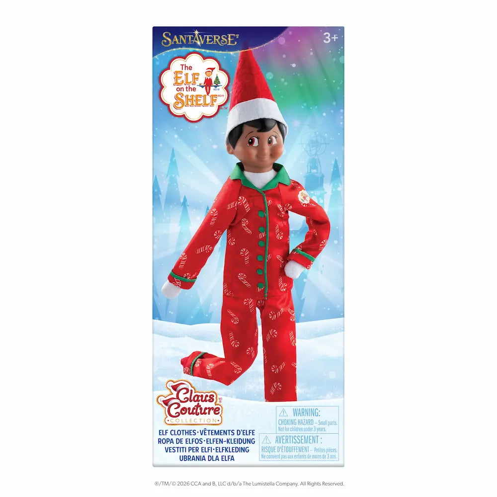 The Elf on the Shelf Claus Couture | Satijnen pyjama