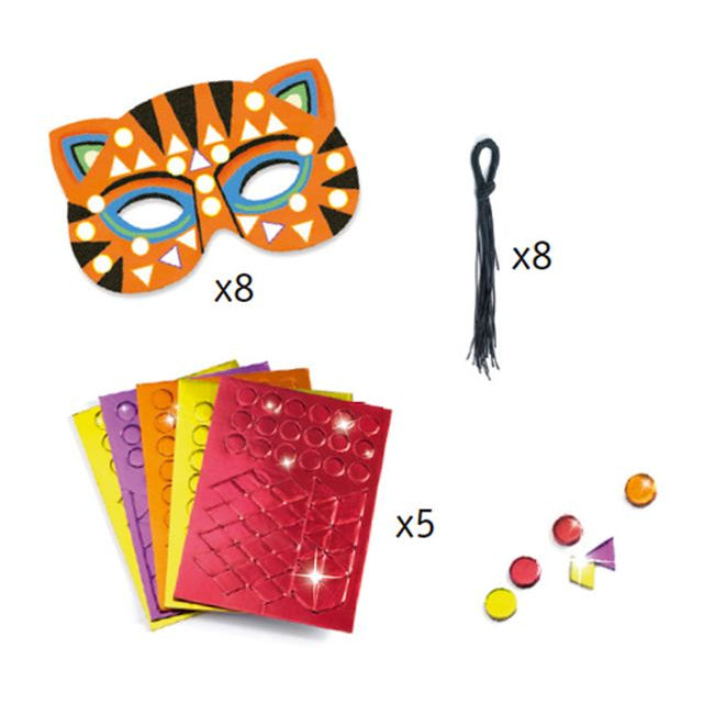 Djeco - DIY Maskers maken - Jungledieren