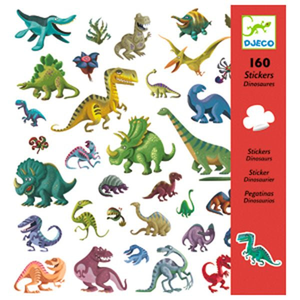 Djeco - Papieren stickers - Dinosaurussen