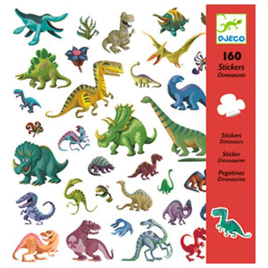 Djeco - Papieren stickers - Dinosaurussen